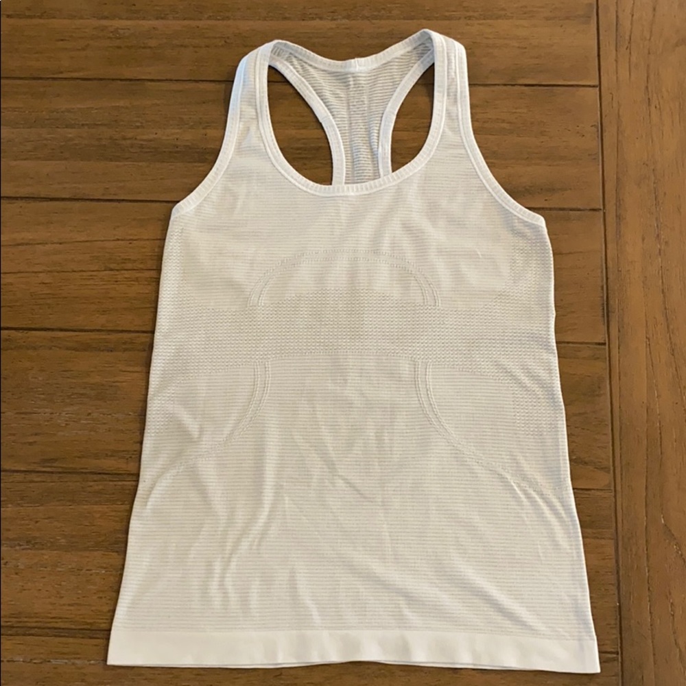 Lululemon swifty tech tank - heathered white